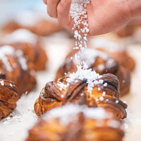 Cinnamon Buns in Bakery